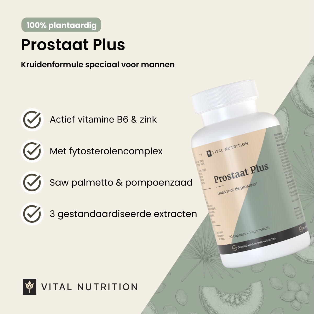 Prostaat productvoordelen - Vital Nutrition