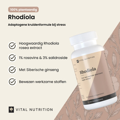 Rhodiola productvoordelen - Vital Nutrition