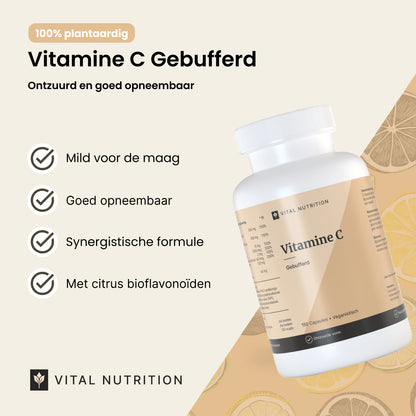 Productvoordelen van Vital Nutrition Vitamine C Gebufferd