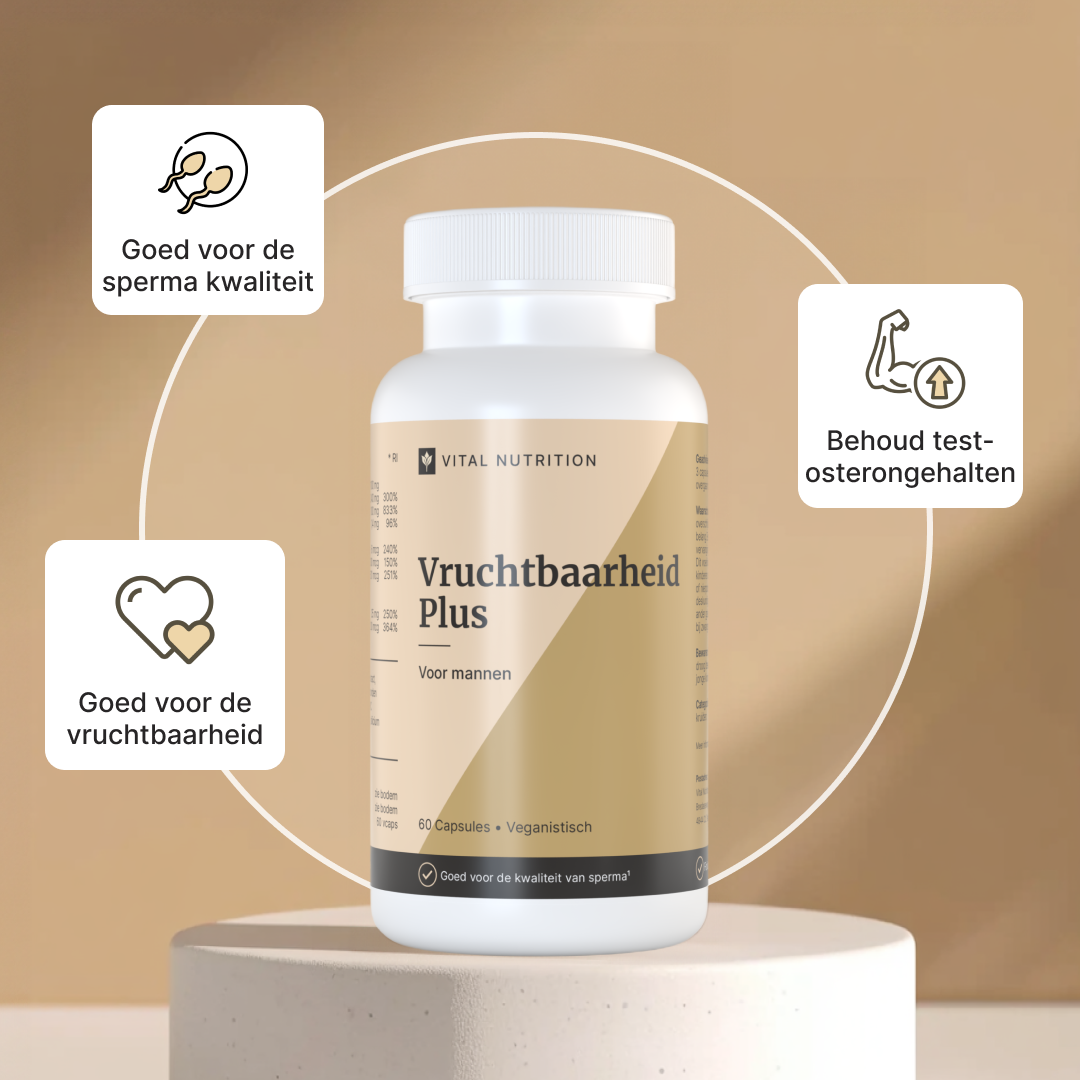 Gezondheidsvoordelen van Vital Nutrition Vruchtbaarheid Plus man 