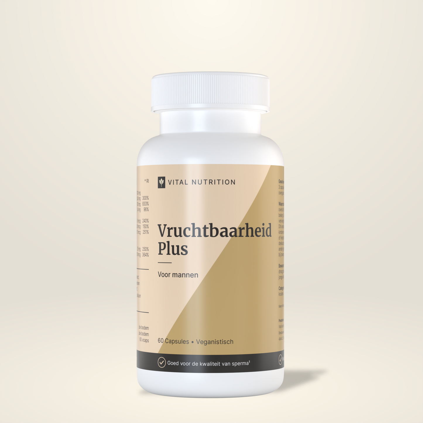 Vruchtbaarheid Plus Man van Vital Nutrition