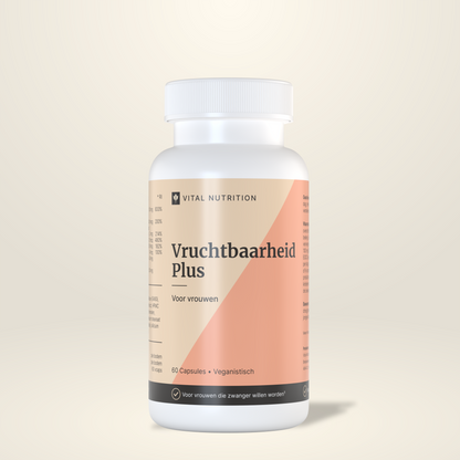 Vruchtbaarheid Plus Vrouw van Vital Nutrition