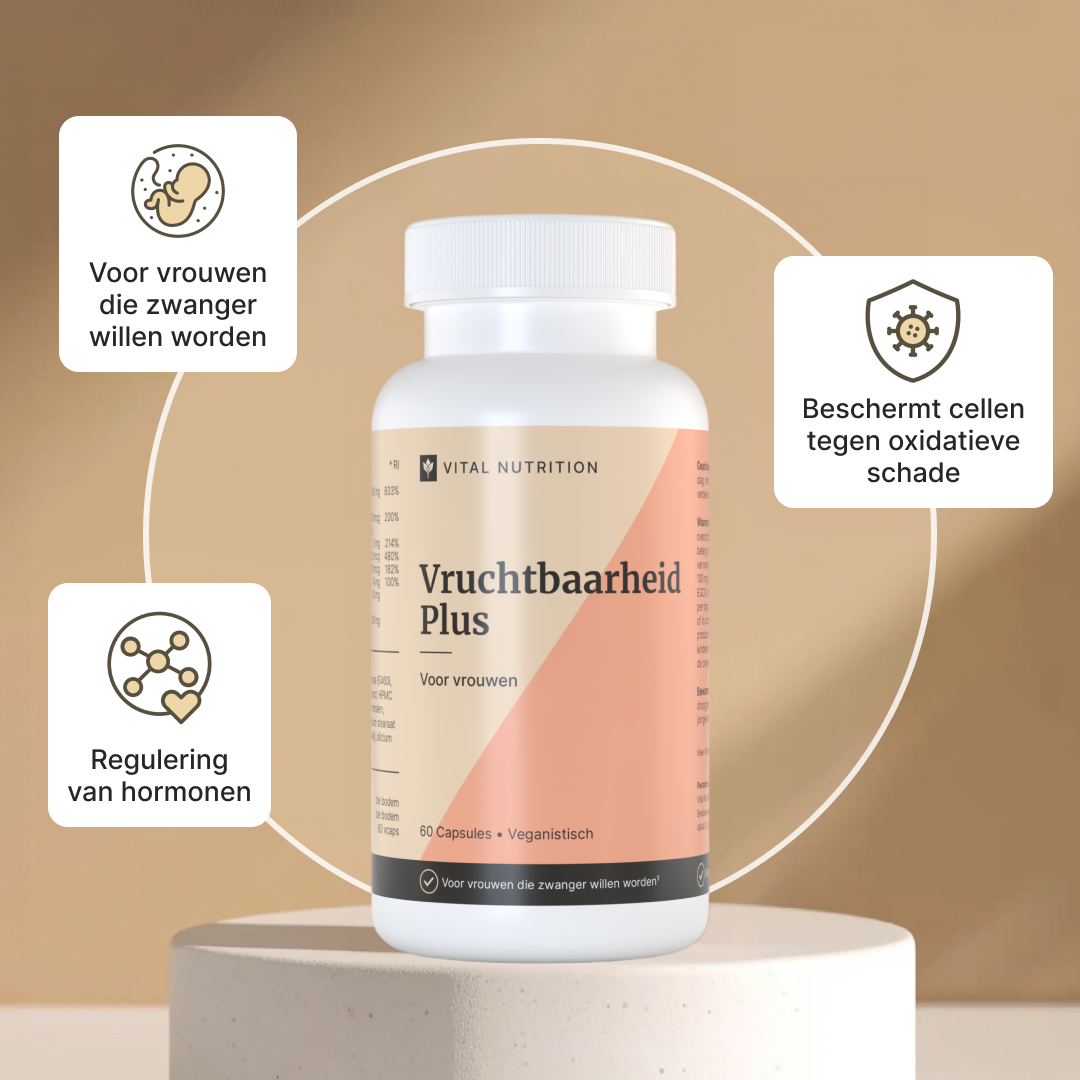 Gezondheidsvoordelen van Vital Nutrition Vruchtbaarheid Plus Vrouw