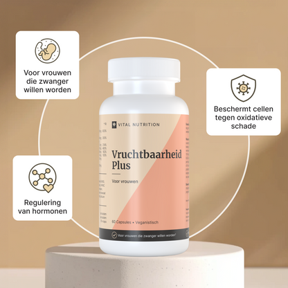 Gezondheidsvoordelen van Vital Nutrition Vruchtbaarheid Plus Vrouw